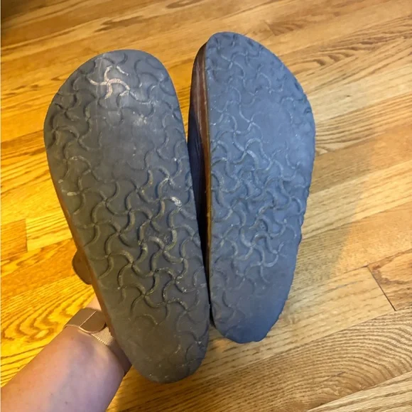 Birkenstock Brown Leather Mules - Picture 5 of 10